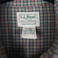Mens Brown L.L.Bean Flannel  Shirt