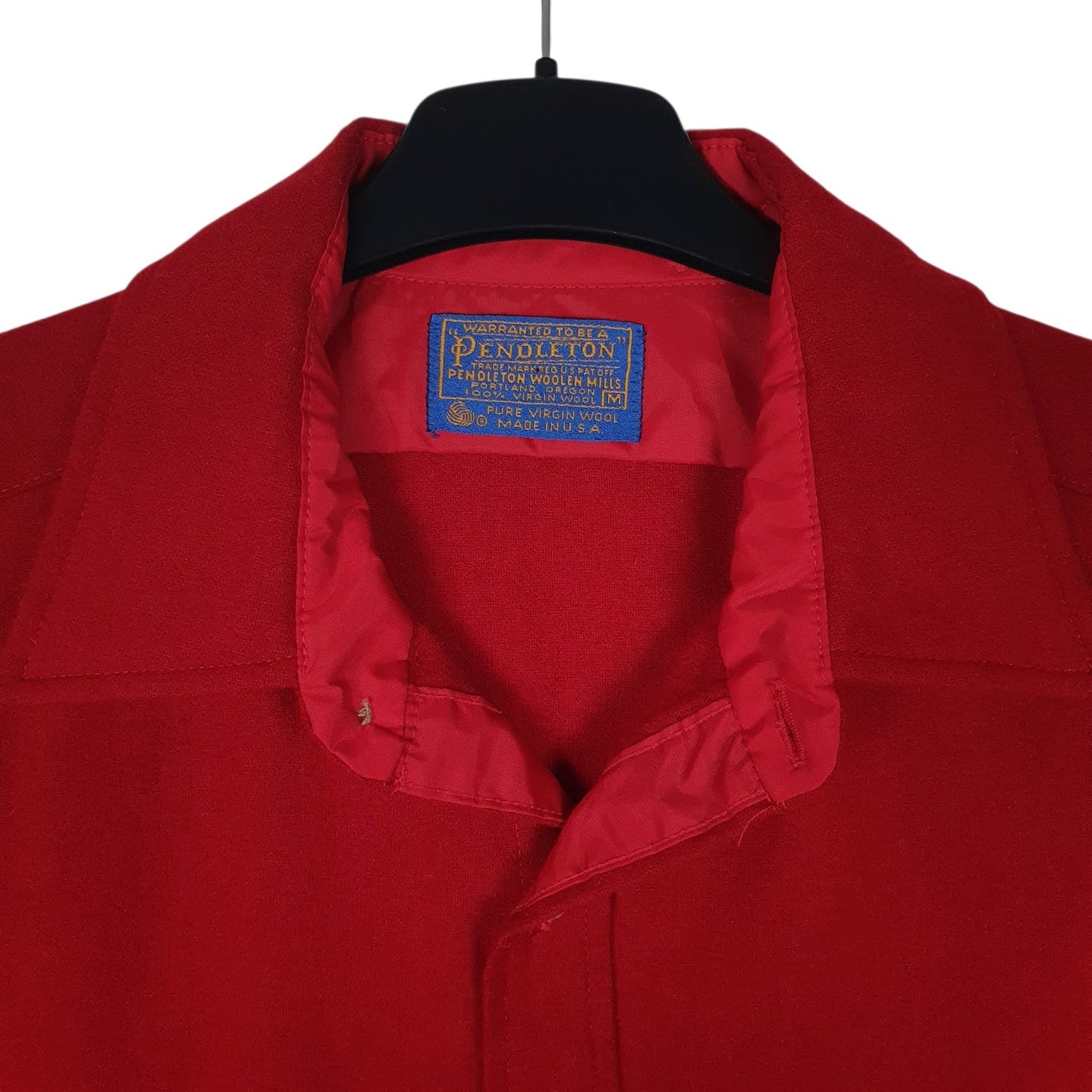 Mens Red Pendleton Vintage 90s Woolen Mills  Shirt