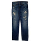 Mens Blue Levis Distressed 511 JeansW34 L32