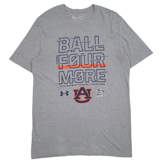 Mens Grey Under Armour NCAA Final Four Short Sleeve T Shirt