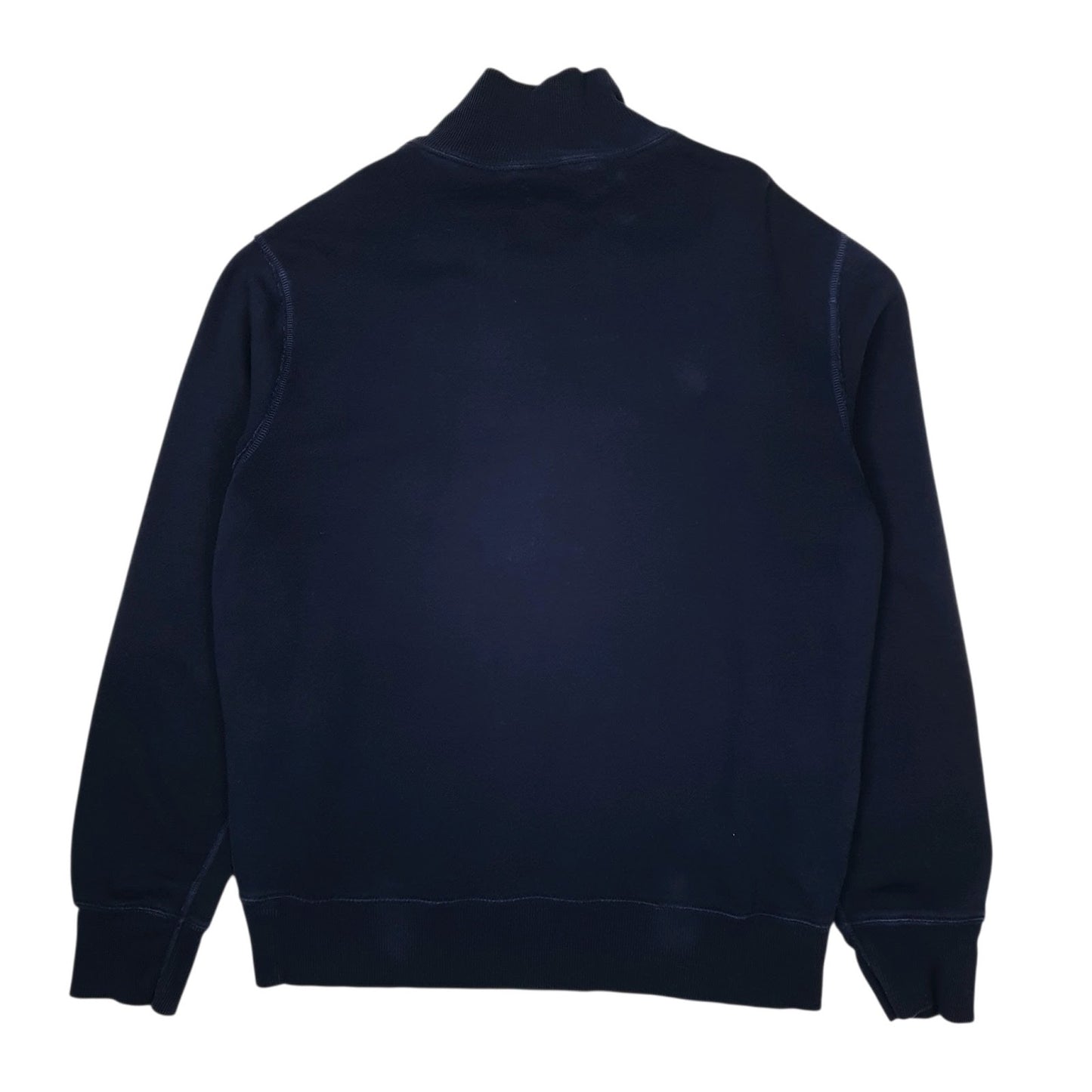 Mens Navy Polo Ralph Lauren Henley Quarter Zip Jumper