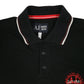 Mens Black Armani Jeans  Hoodie Polo Shirt