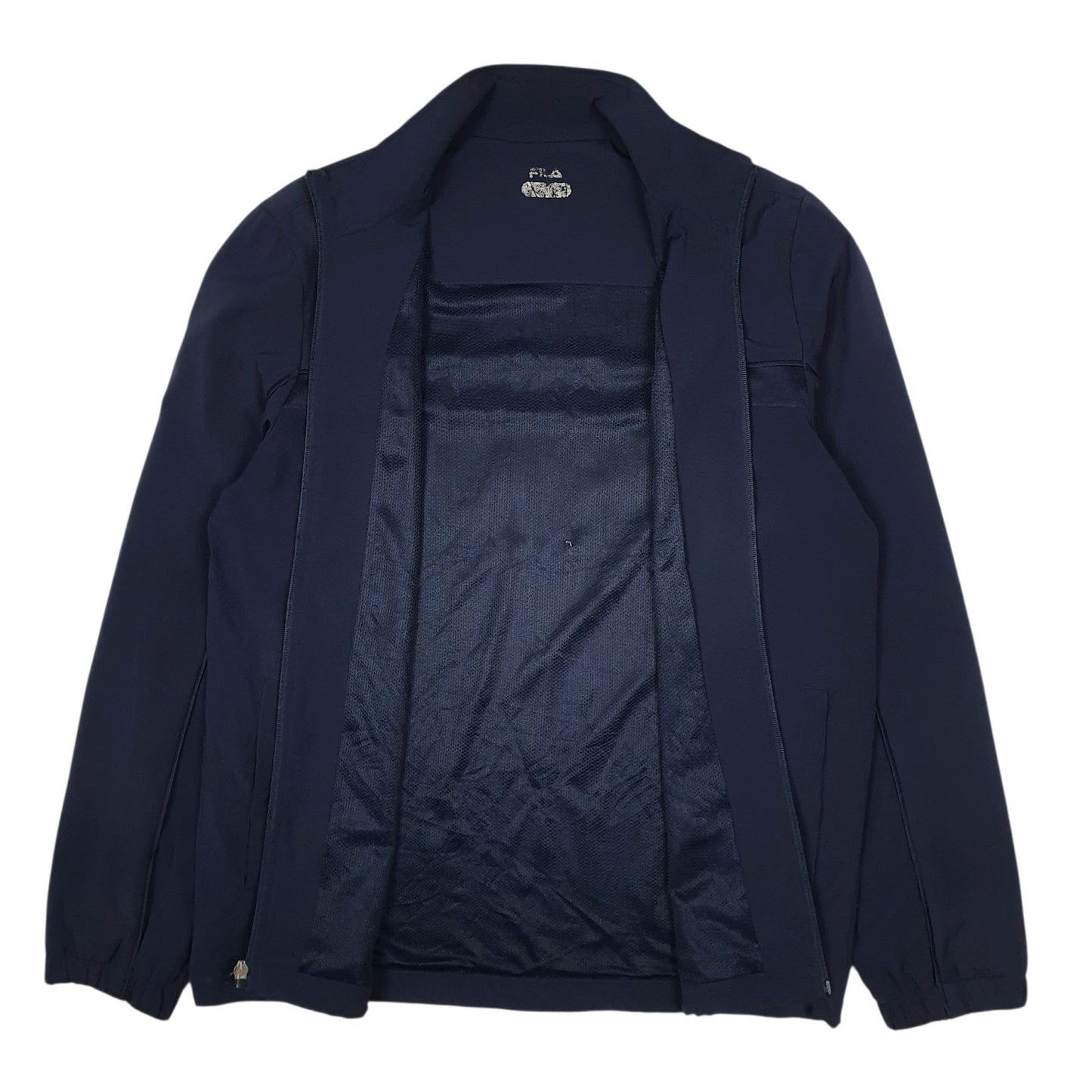 Mens Navy Fila  Full Zip Coat
