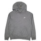 Mens Grey Nike  Hoodie Jumper