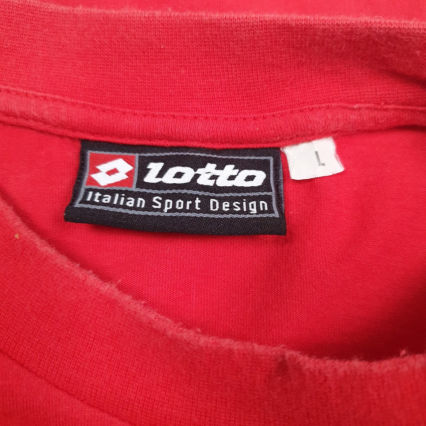 Mens Red Lotto   T Shirt