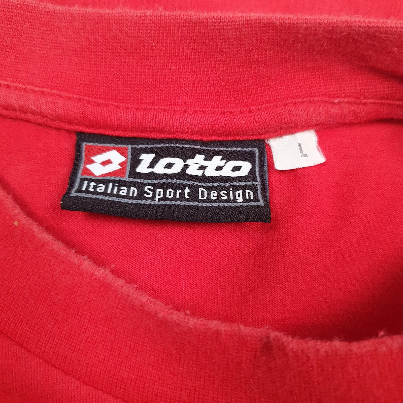 Mens Red Lotto   T Shirt