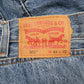 Mens Blue Levis Distressed  Jeans