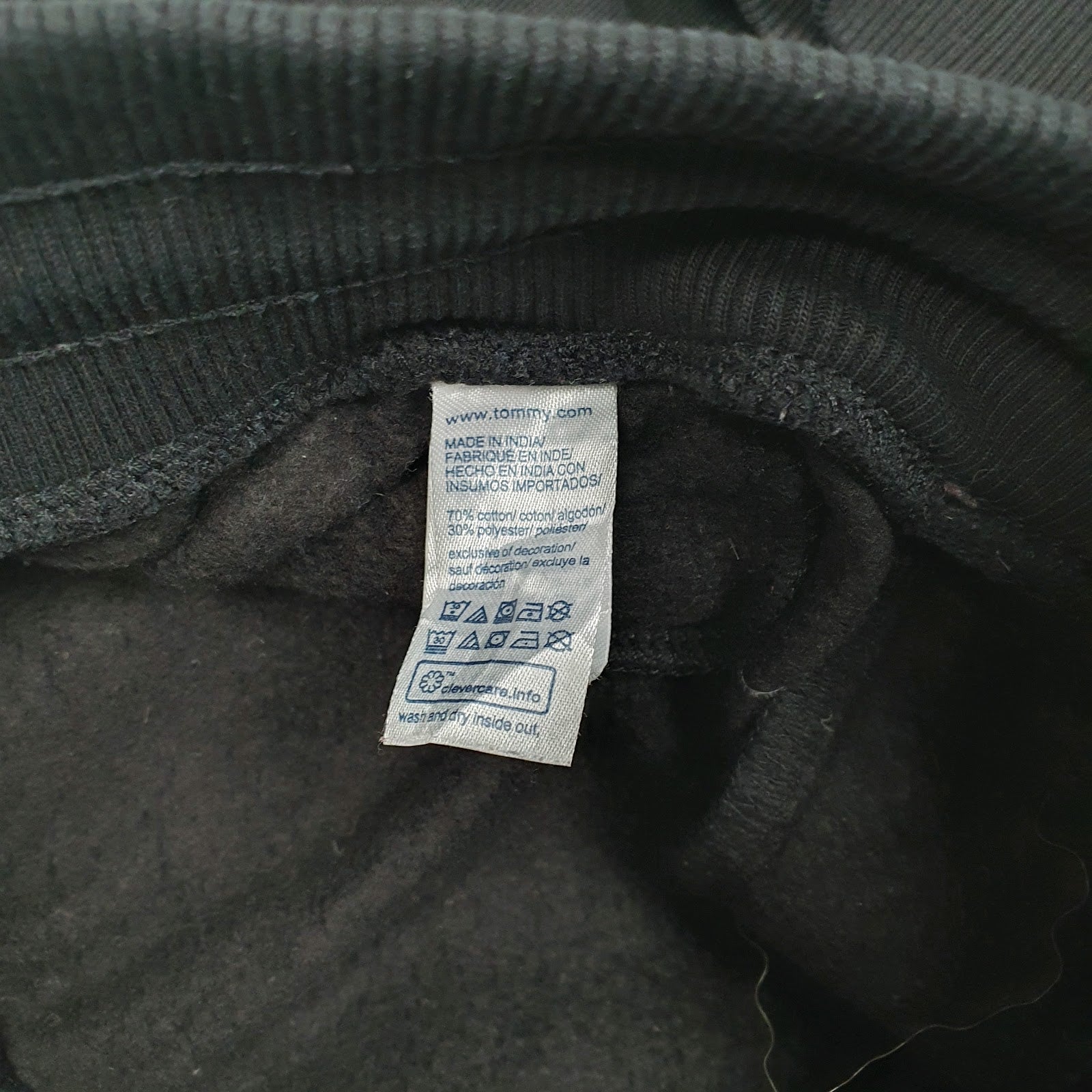 Mens Black Tommy Hilfiger   Trousers