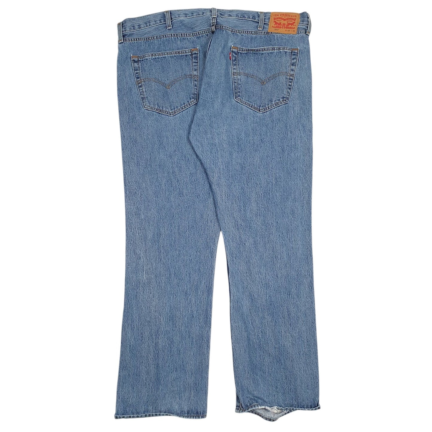 Mens Blue Levis Distressed  Jeans