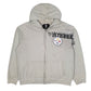 Mens Grey NFL Pittsburgh Steelers Full Zip Jumper