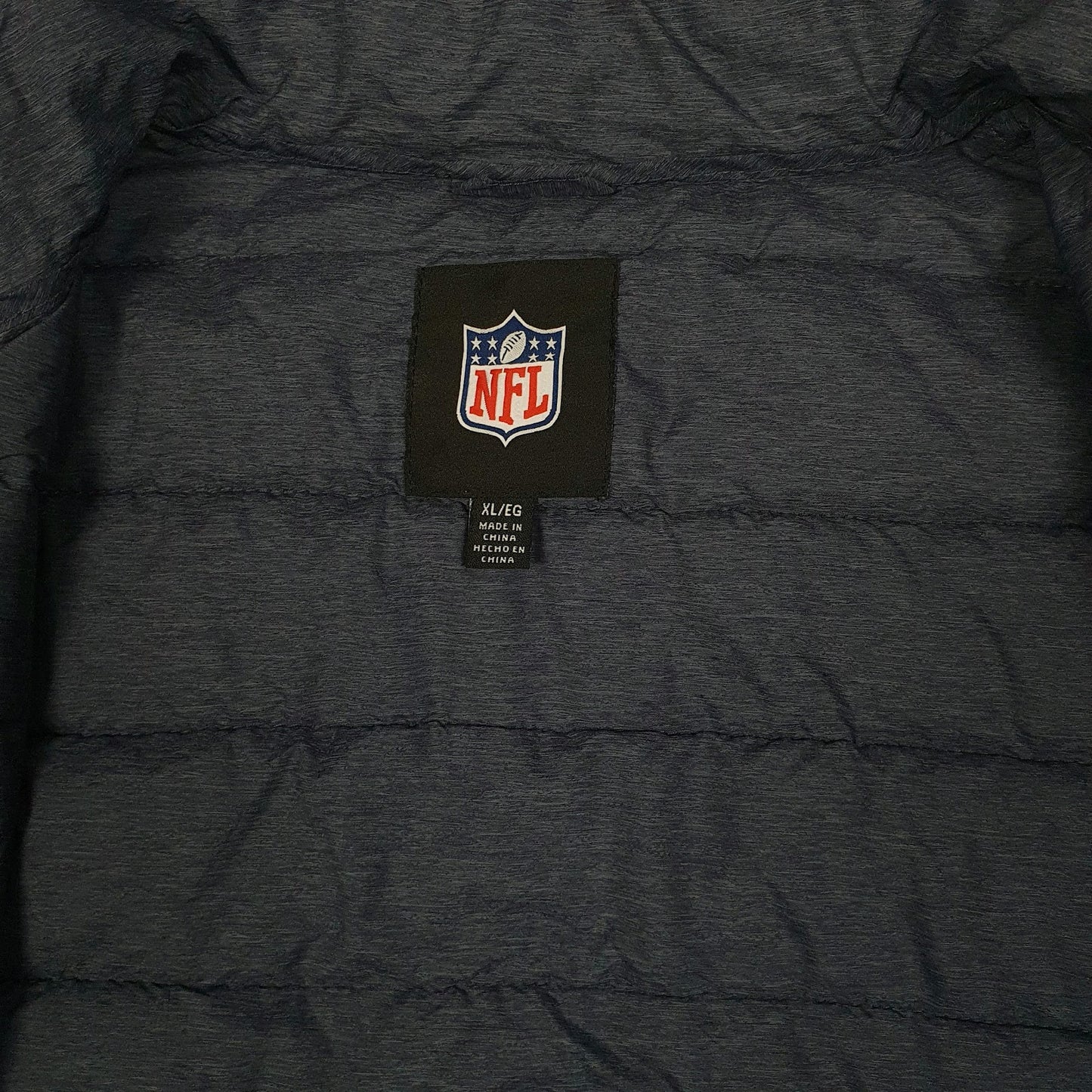 Mens Navy NFL Seattle Seahawks Football  Coat