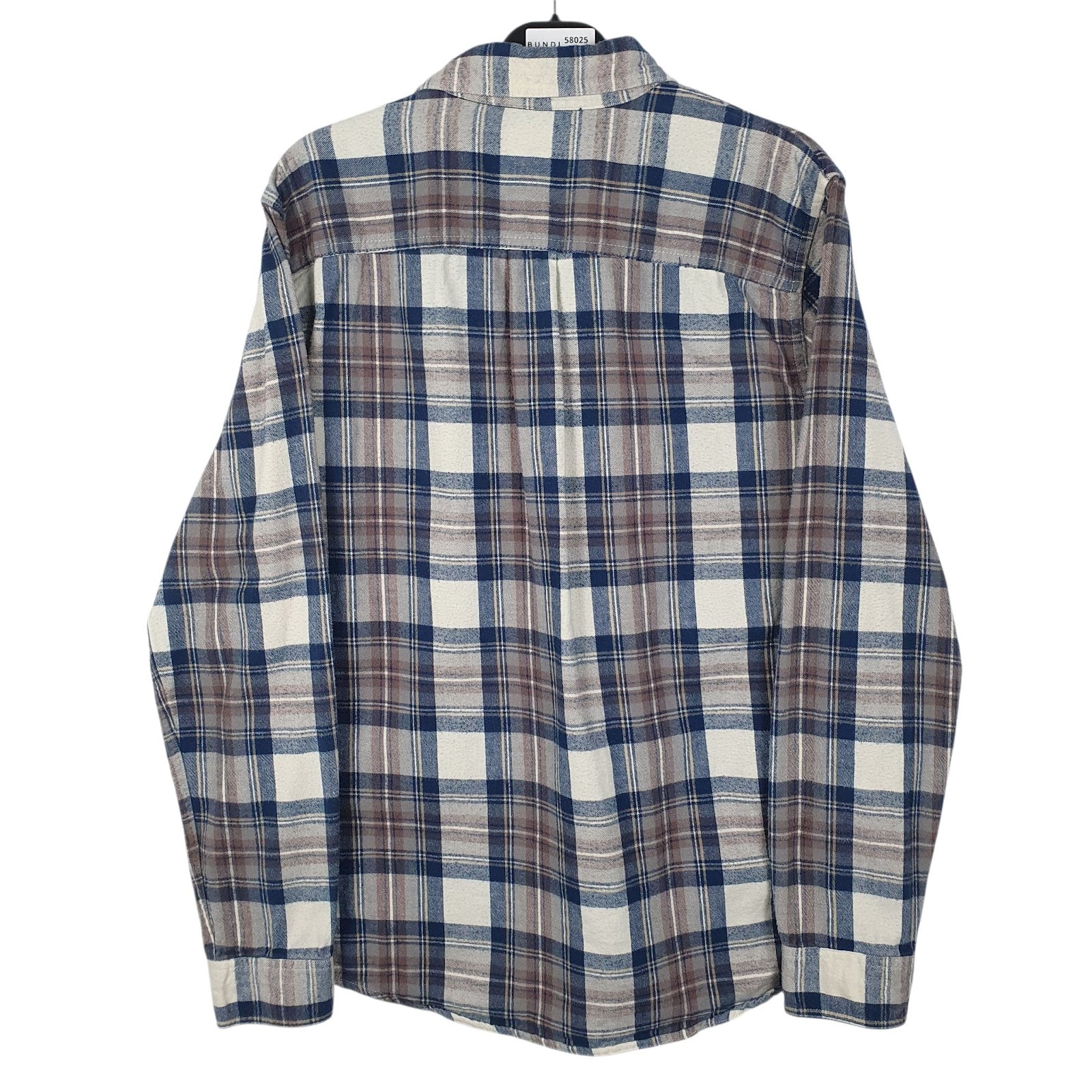 Mens Grey L.L.Bean Flannel  Shirt
