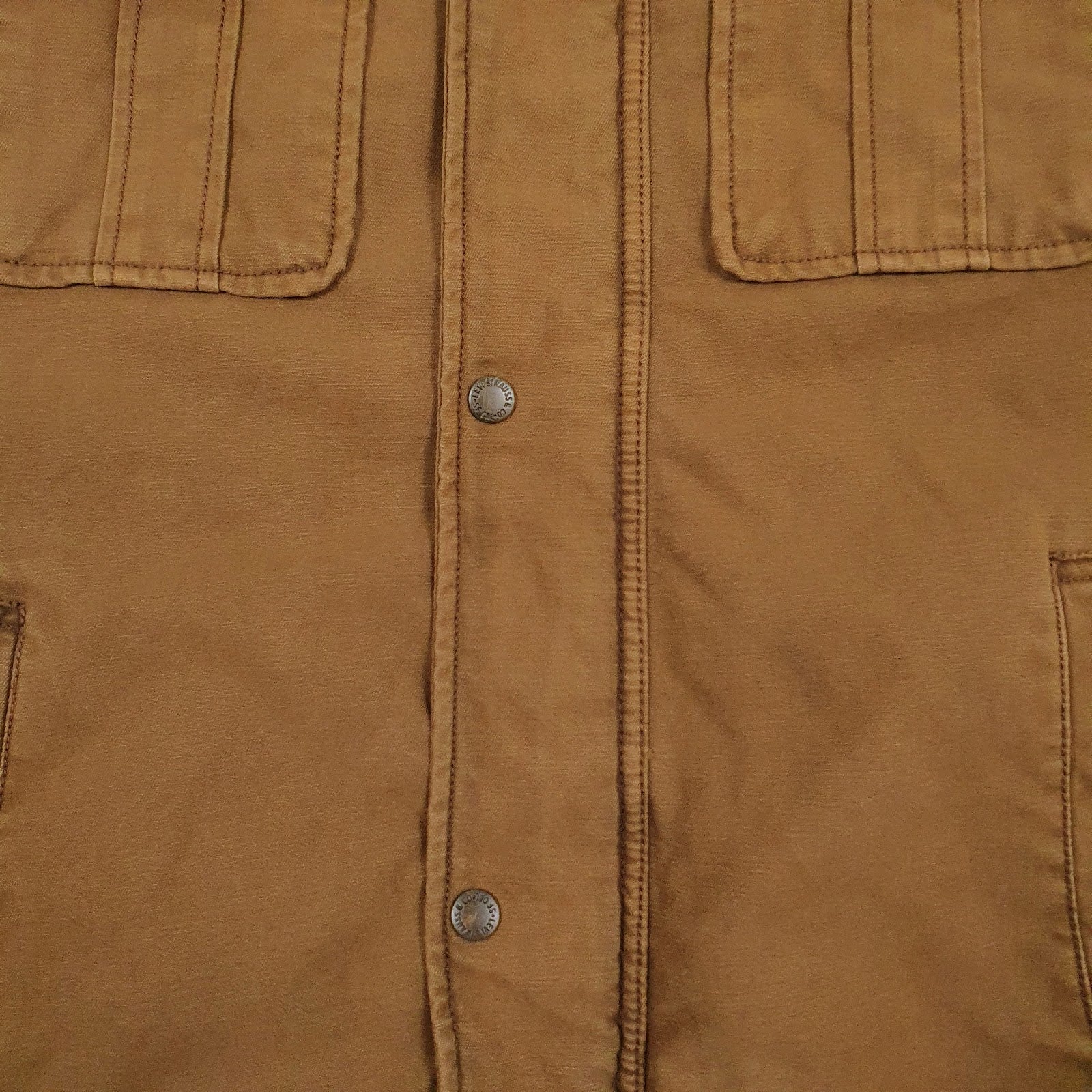 Mens Brown Levis   Coat