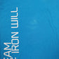 Mens Blue Next Level Team CFIW Iron Will  T Shirt