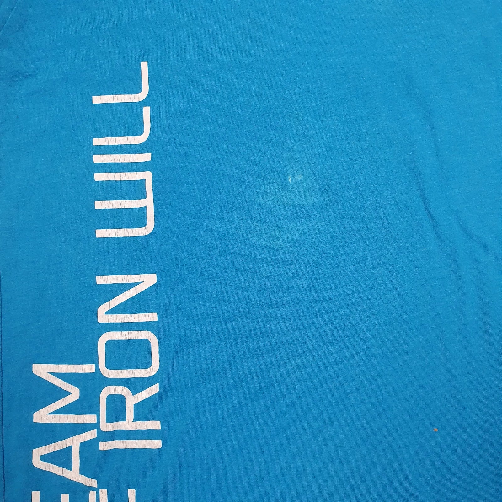 Mens Blue Next Level Team CFIW Iron Will  T Shirt