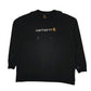 Mens Black Carhartt  Long Sleeve T Shirt