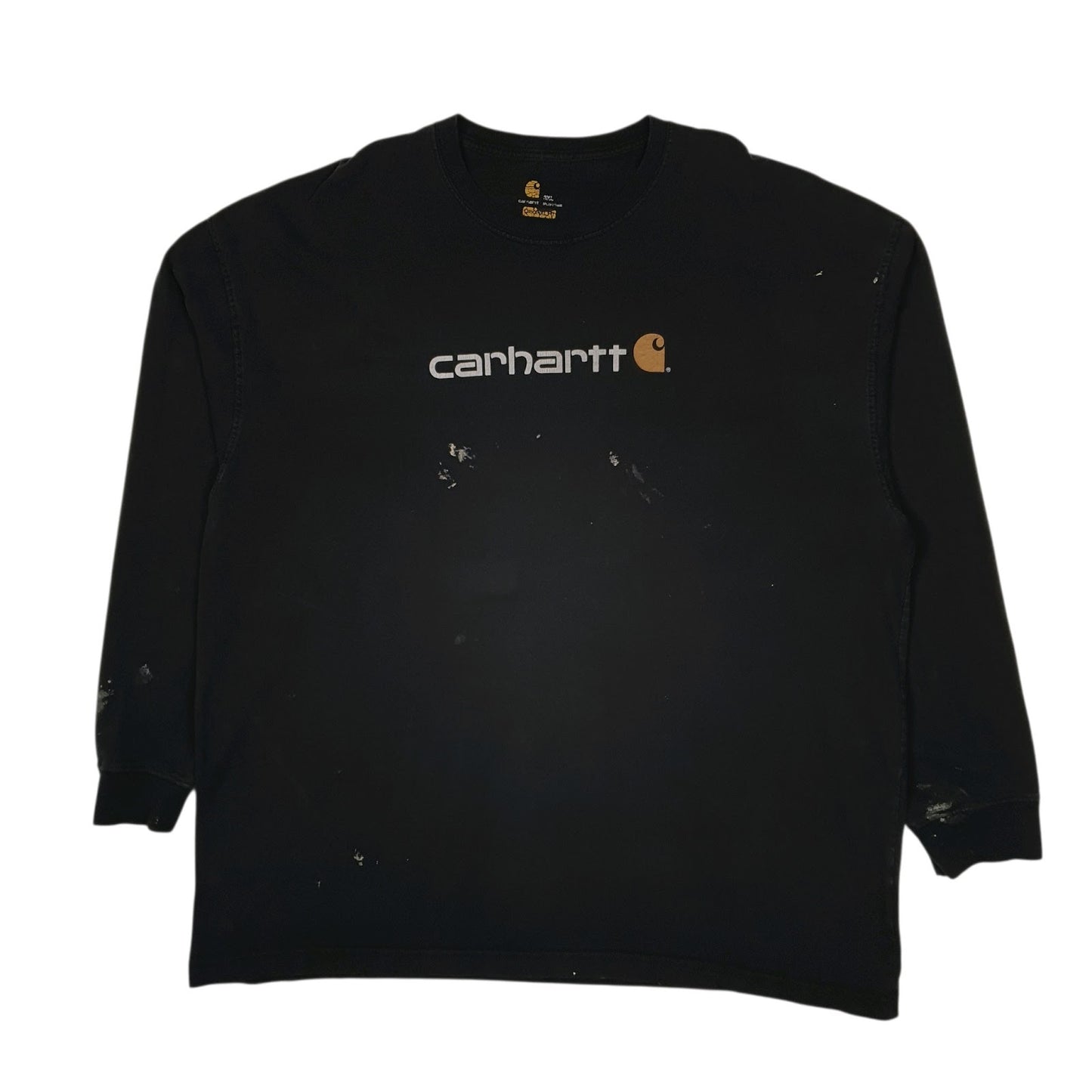 Mens Black Carhartt  Long Sleeve T Shirt