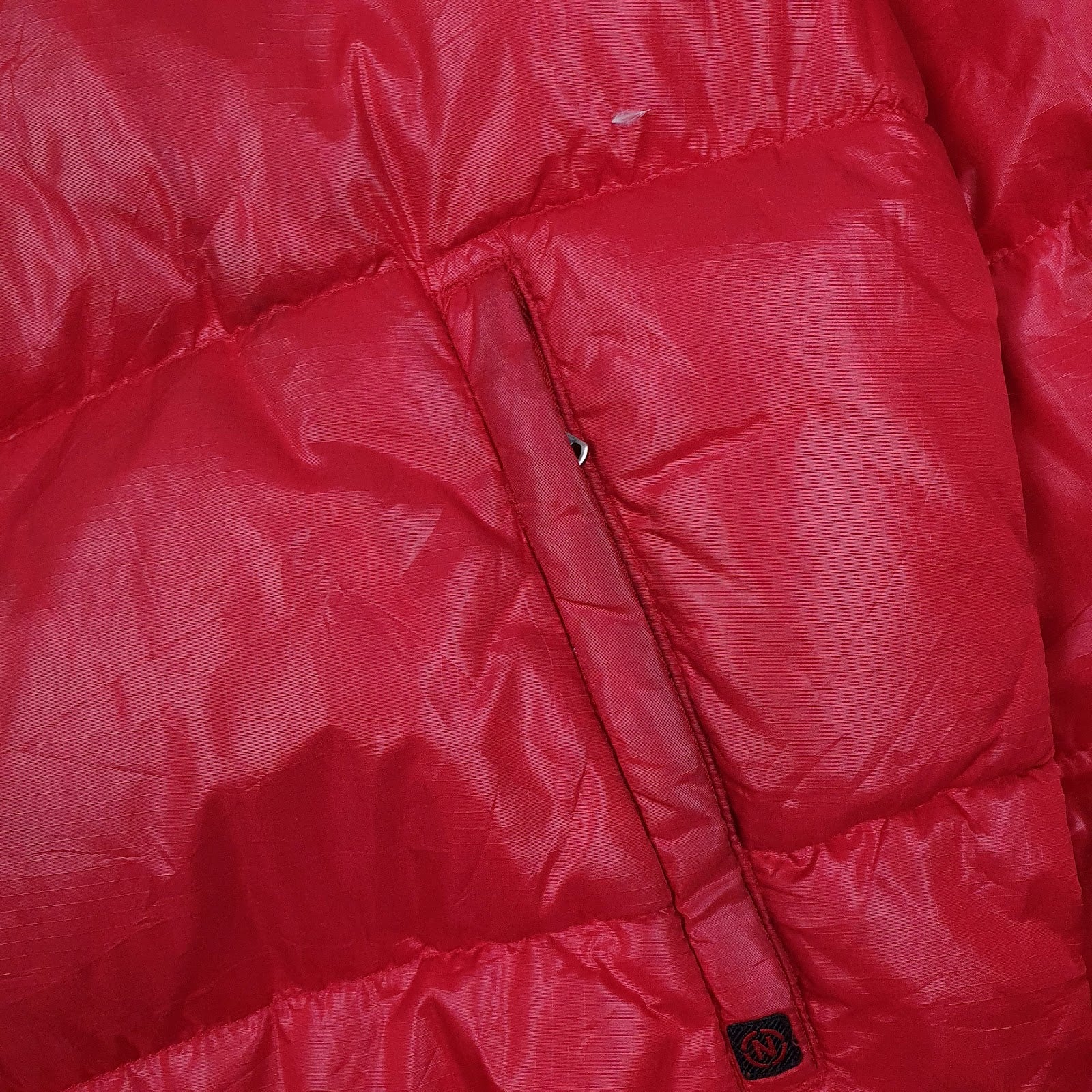 Womens Red Nautica Hooded  Coat