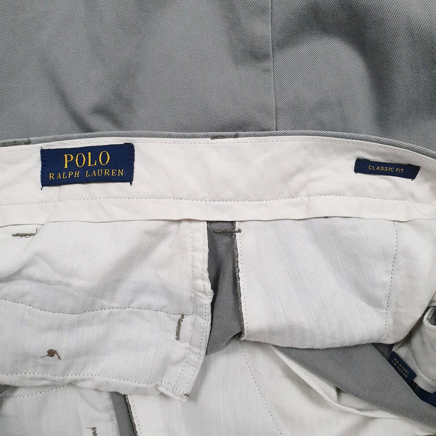 Mens Grey Polo Ralph Lauren   Trousers