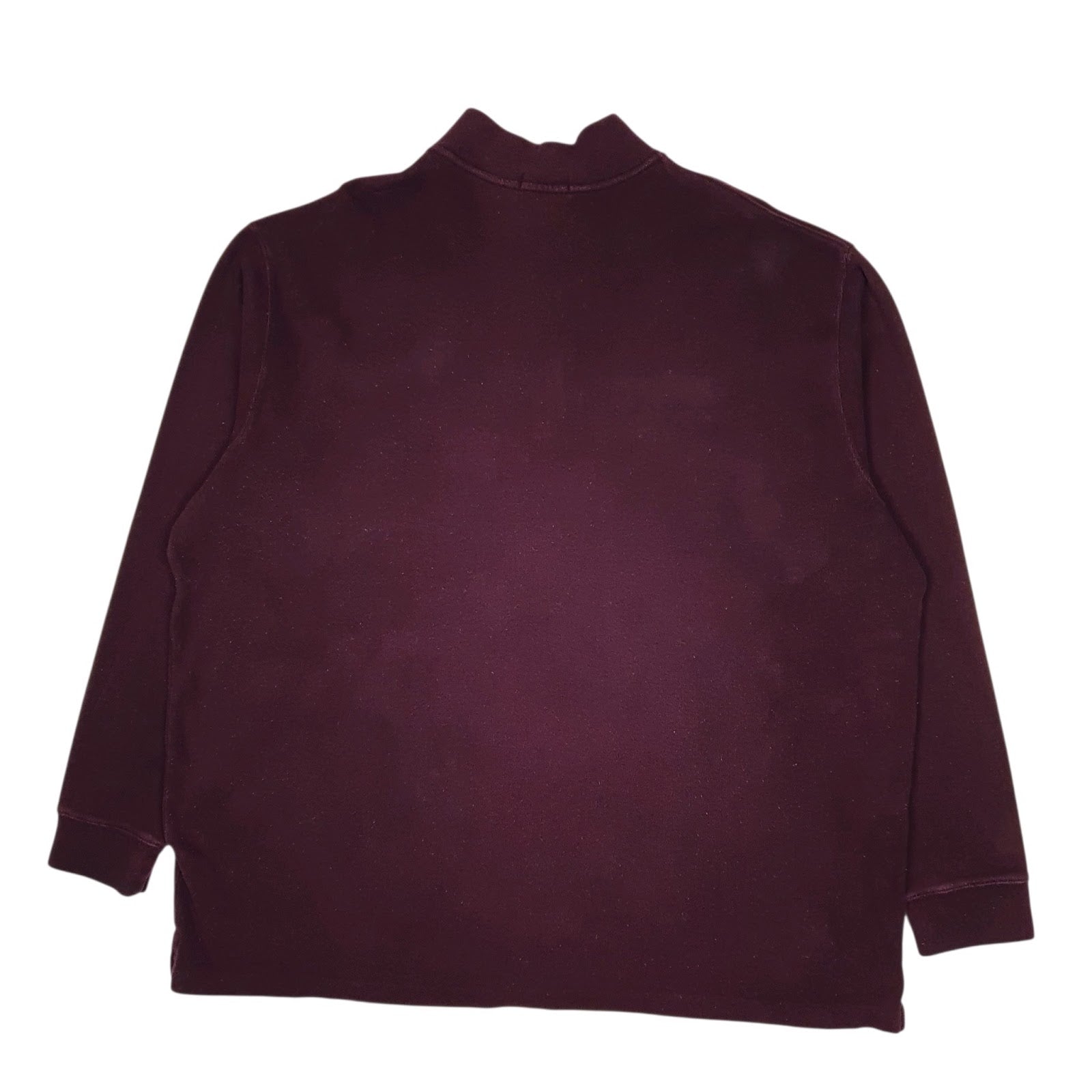 Mens Burgundy Polo Ralph Lauren  Quarter Zip Jumper
