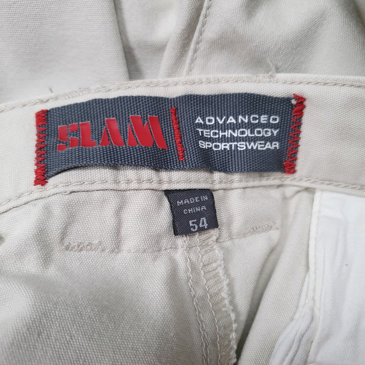Mens Cream Slam Pleated  Shorts