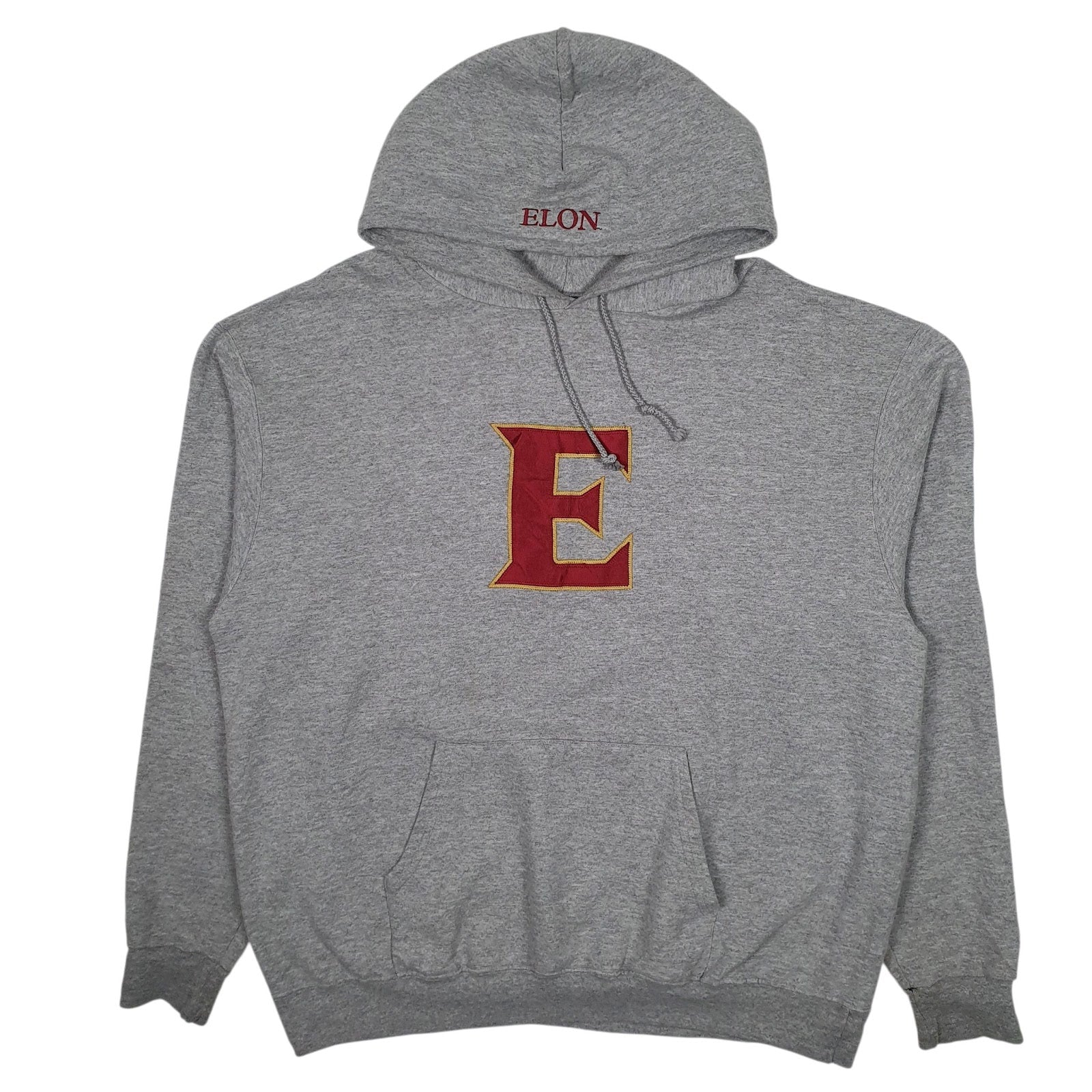 Mens Grey Champion Elon Hoodie Jumper