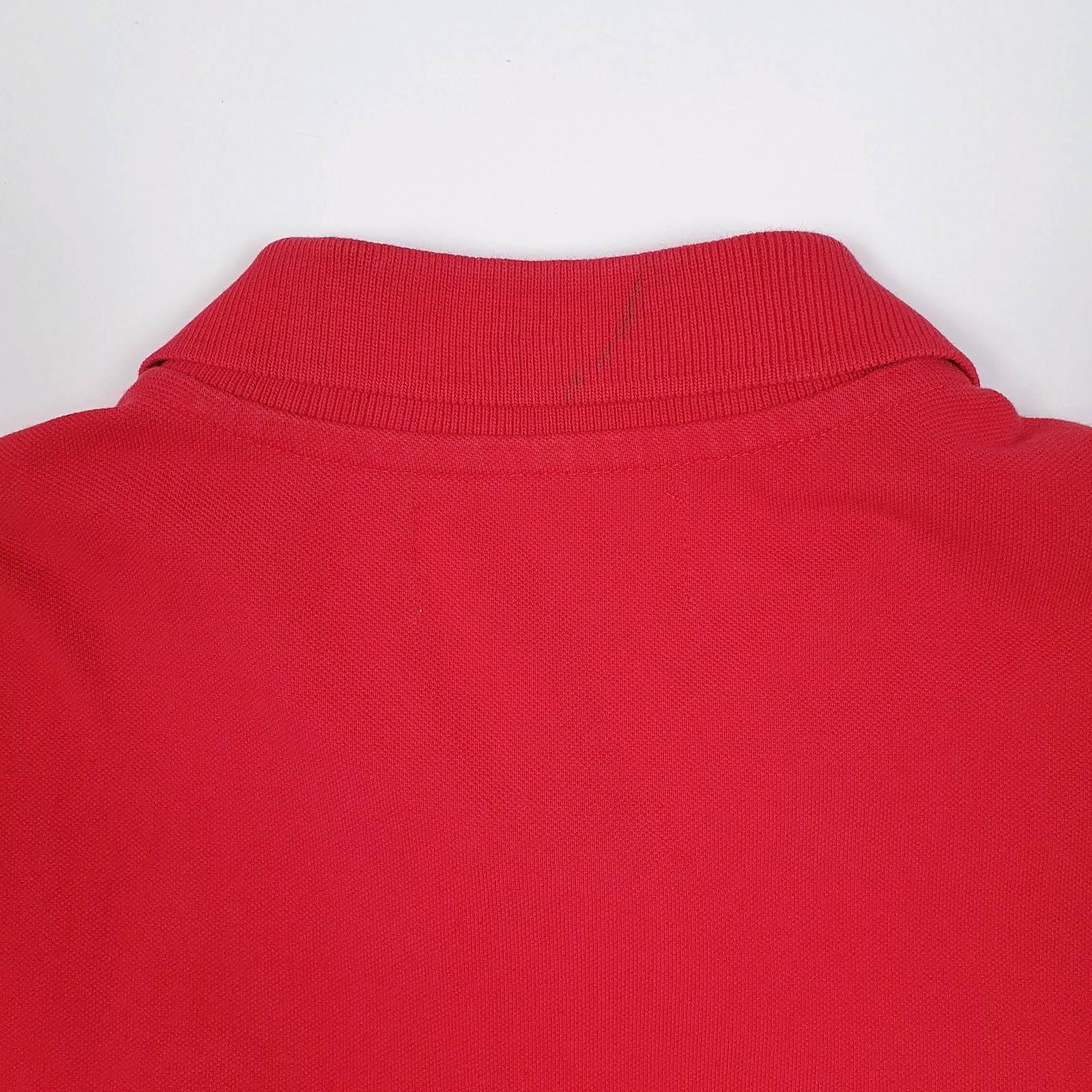 Mens Red Kappa  Hoodie Polo Shirt