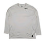 Mens White Nike Pro Hyperwarm Long Sleeve T Shirt