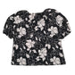 Womens Black Bonmarche Floral Blouse  T Shirt