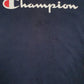 Mens Navy Champion Spellout Crewneck Jumper