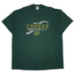 Mens Green Fruit Of The Loom Cougar Softball Short Sleeve T Shirt
