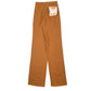 Womens Brown 33 Pleated  Trousers
