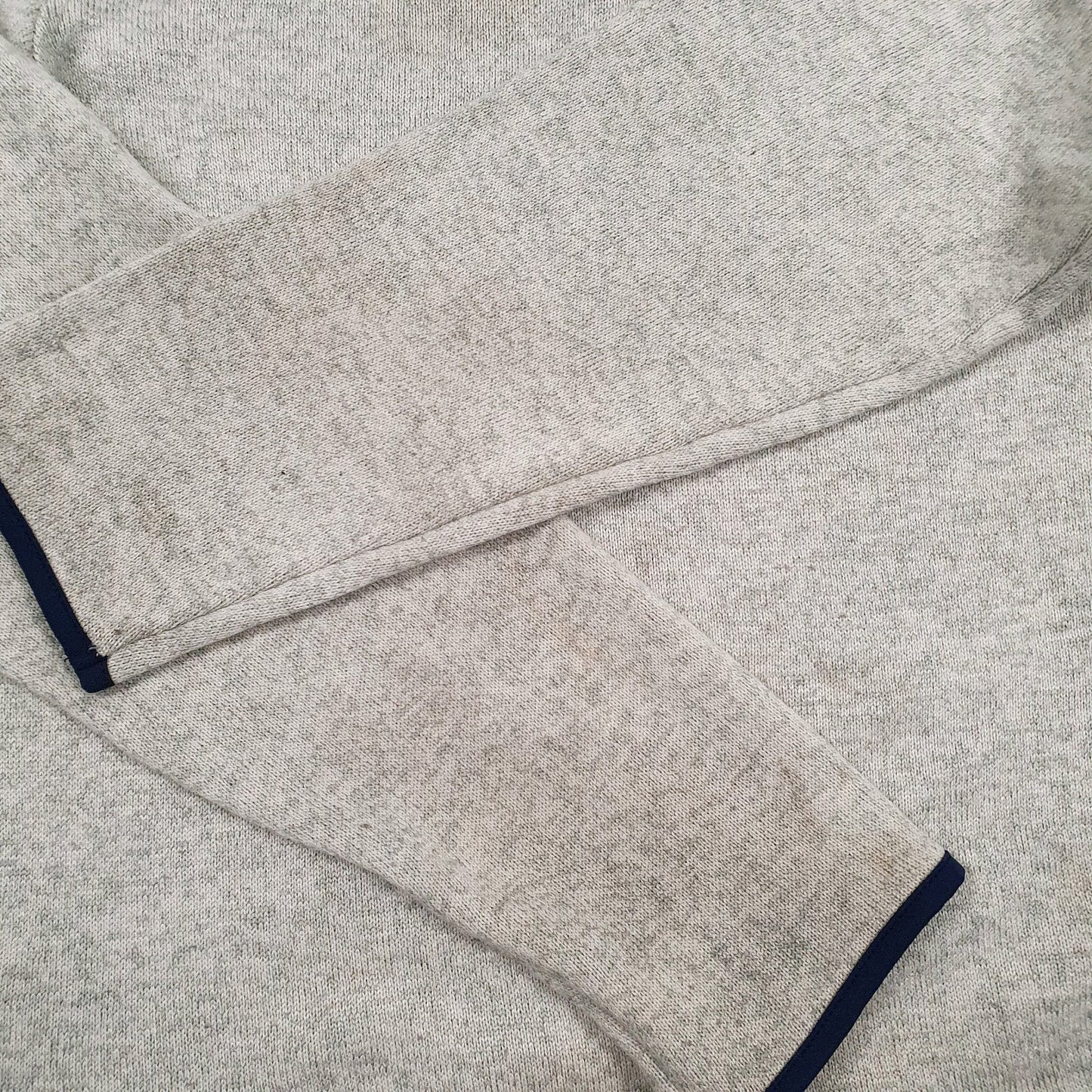 Mens Grey Nautica  Quarter Zip Jumper