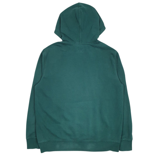 Mens Green Levis Spellout Hoodie Jumper