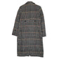 Womens Grey Primark Longline Formal Houndstooth Dogtooth  Coat