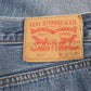 Mens Blue Levis Distressed  Jeans
