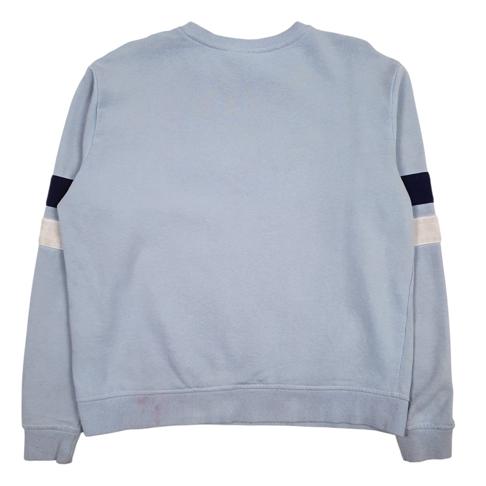 Womens Blue Fila Spellout Crewneck Jumper
