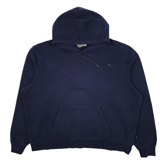 Mens Navy Puma  Hoodie Jumper