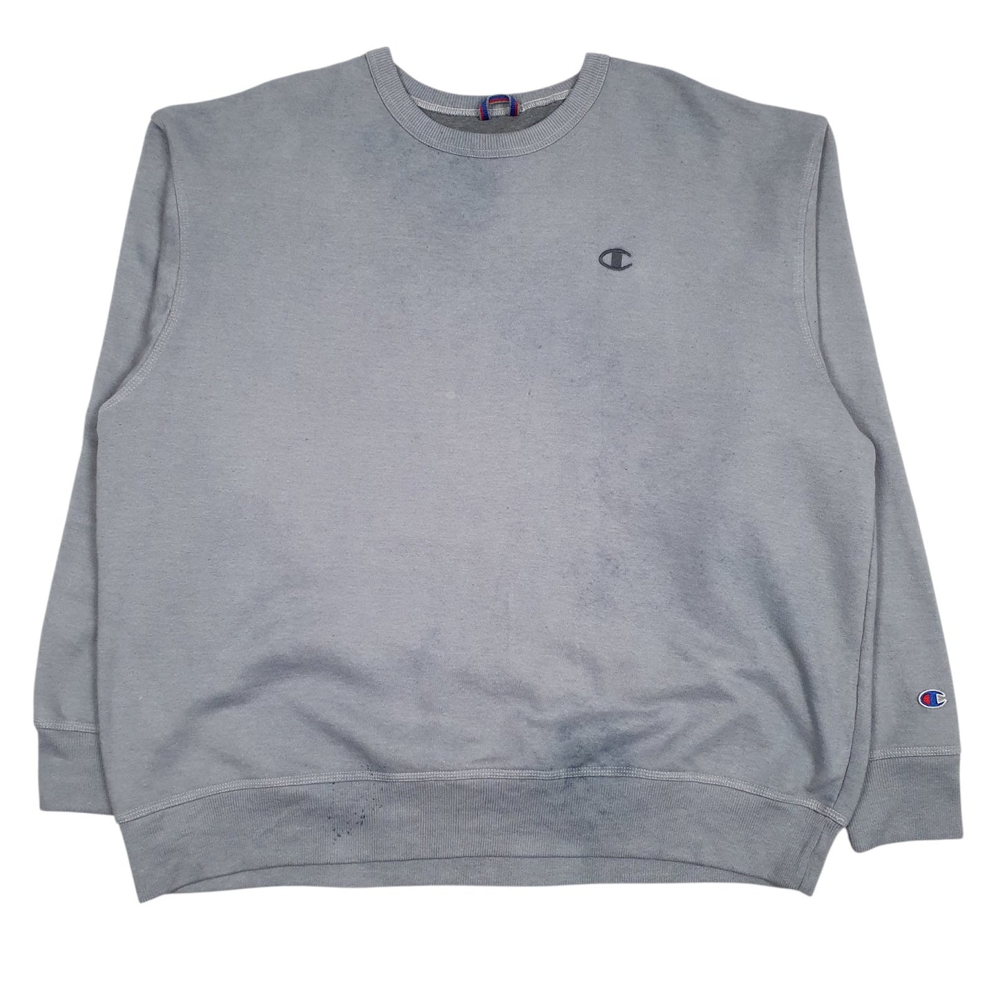 Mens Grey Champion  Crewneck Jumper