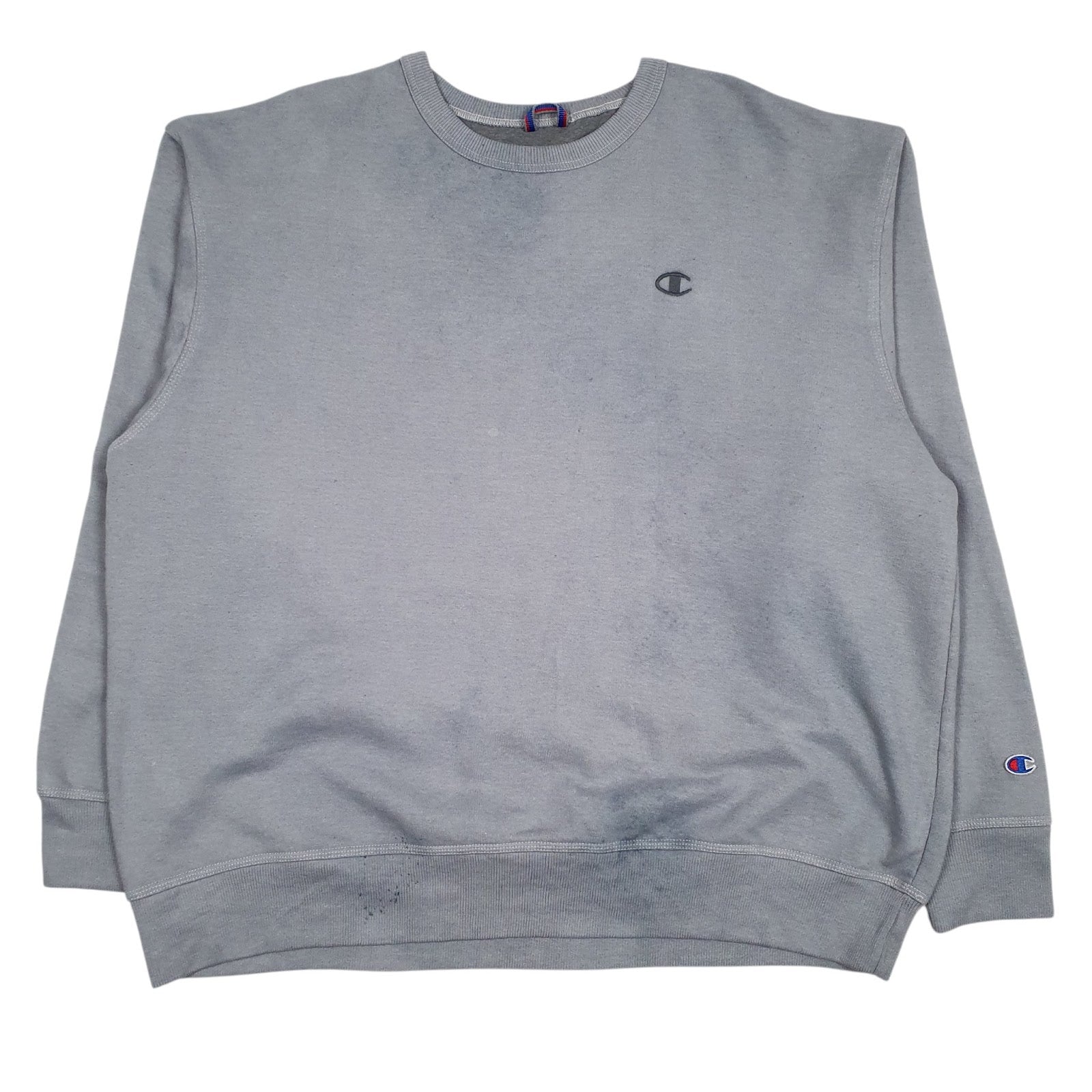 Mens Grey Champion  Crewneck Jumper
