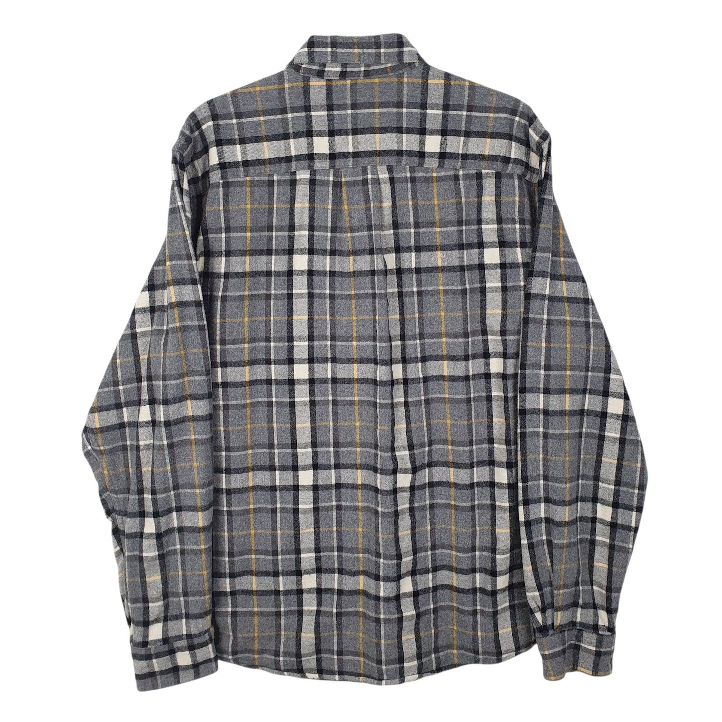 Mens Grey L.L.Bean Flannel  Shirt