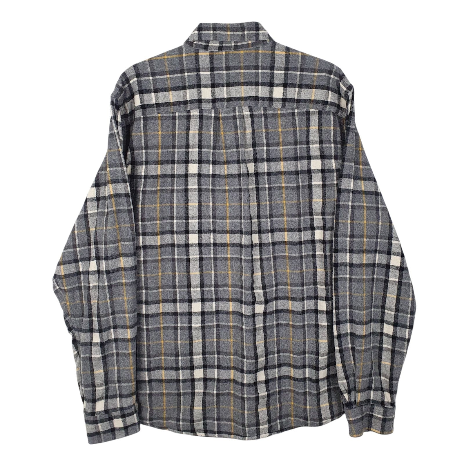Mens Grey L.L.Bean Flannel  Shirt