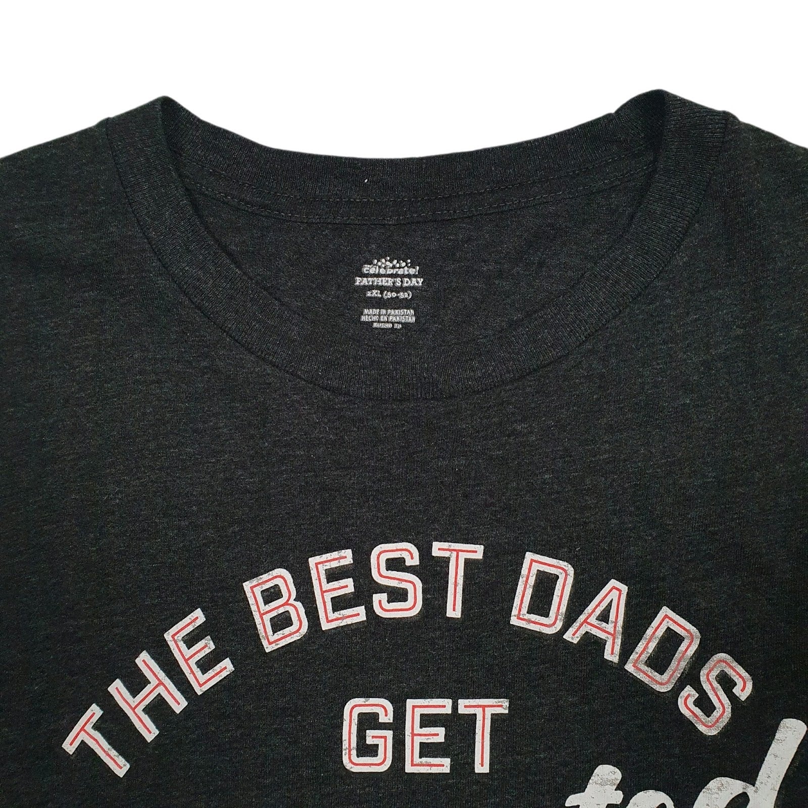 Mens Grey Fathers Day Grandpa  T Shirt