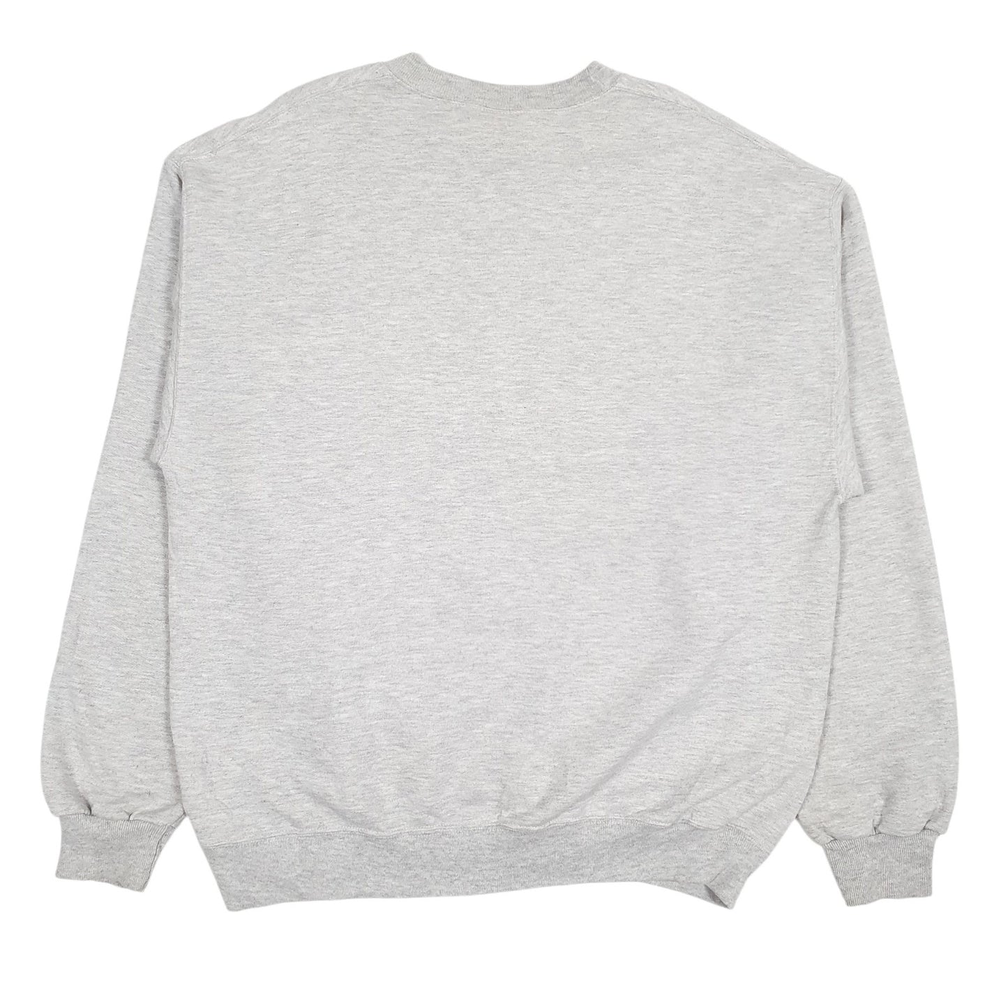 Mens Grey Jerzees Army Crewneck Jumper
