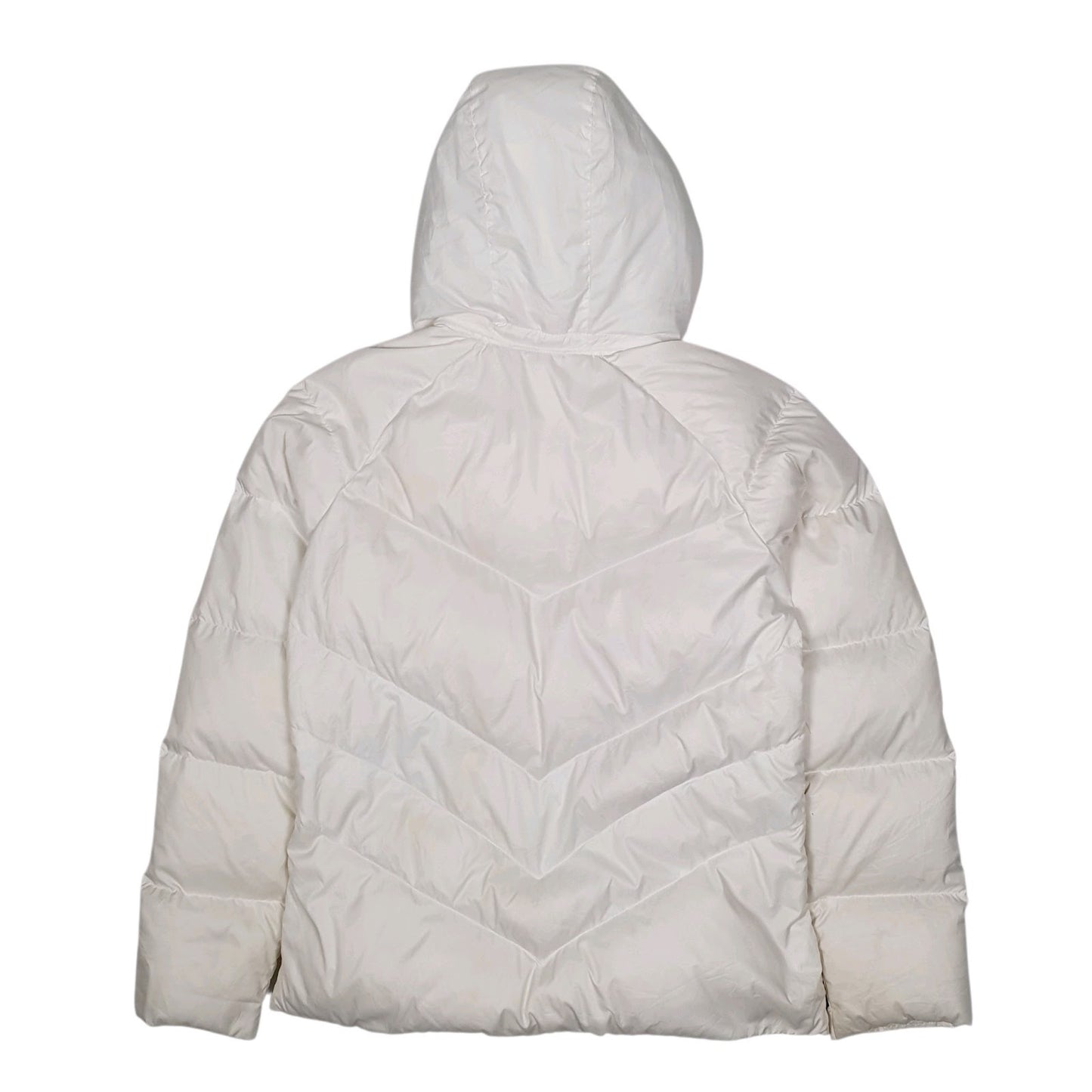 Womens White Nike Vintage 2000s Hoodie Coat