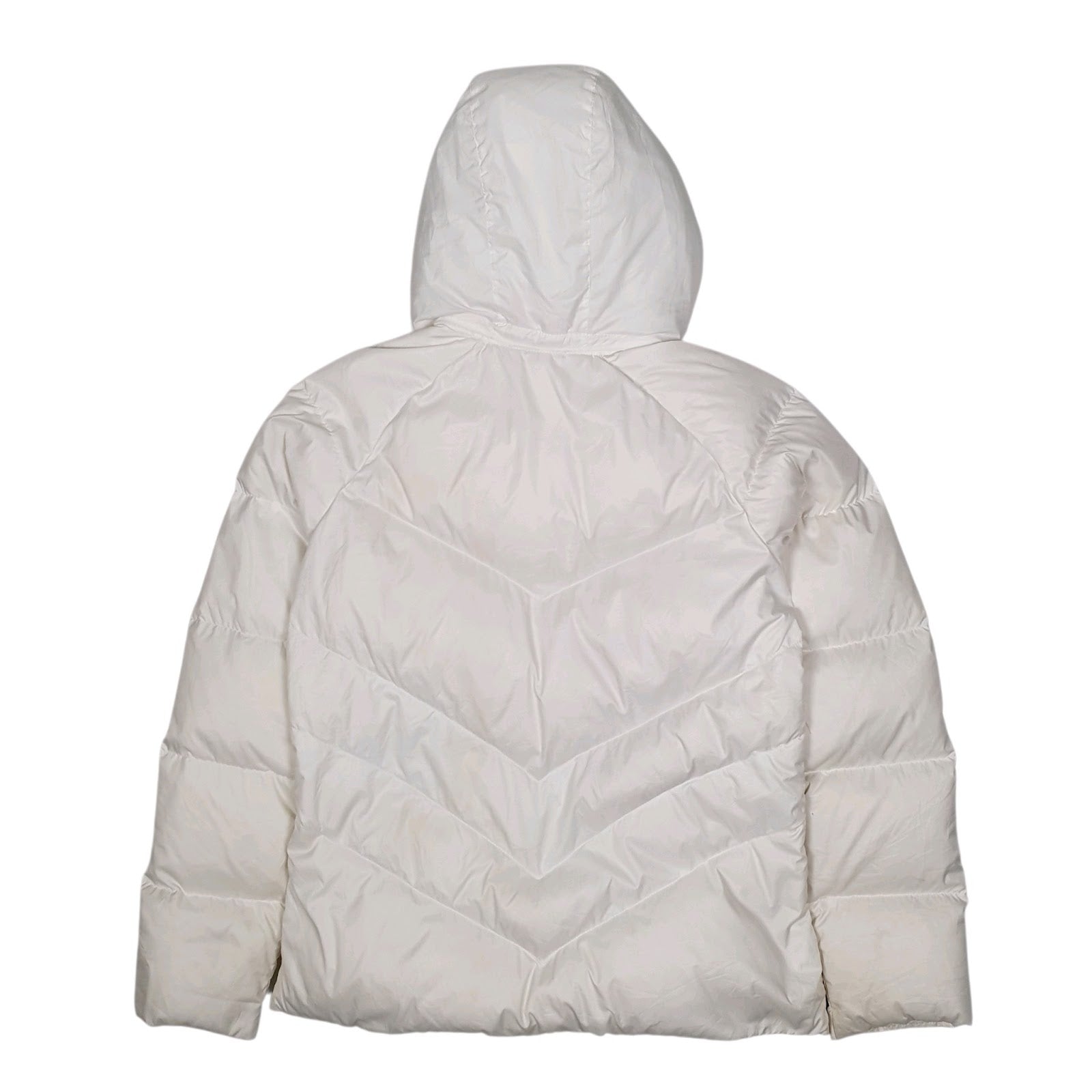 Womens White Nike Vintage 2000s Hoodie Coat