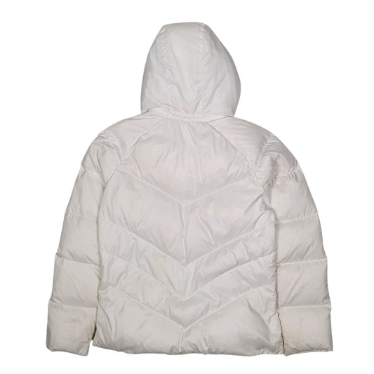 Womens White Nike Vintage 2000s Hoodie Coat