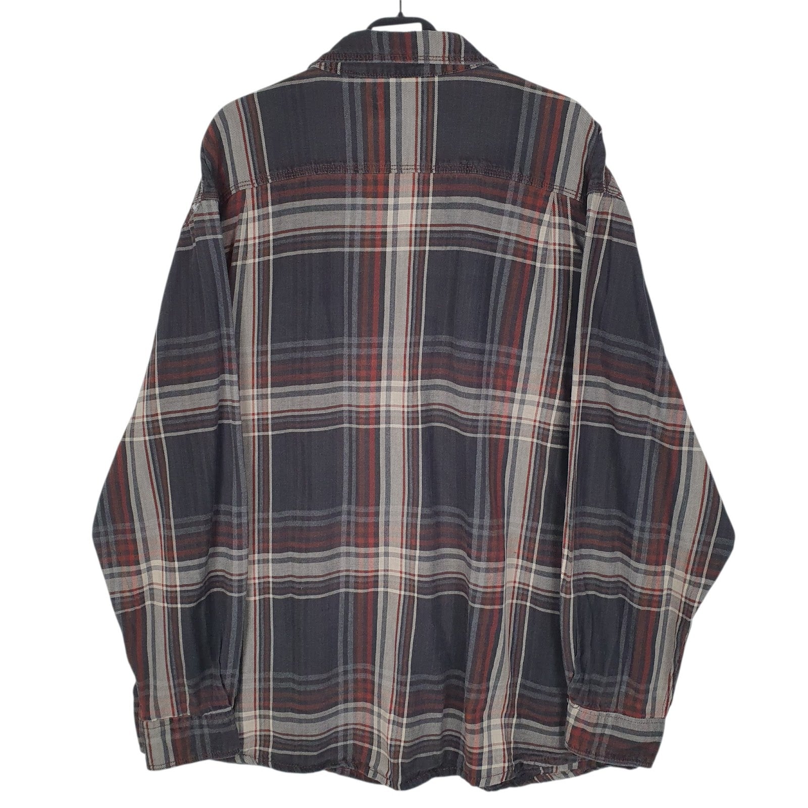Mens Grey Red Head Ranch   Shirt