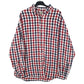 Mens Red L.L.Bean Flannel Long Sleeve Shirt