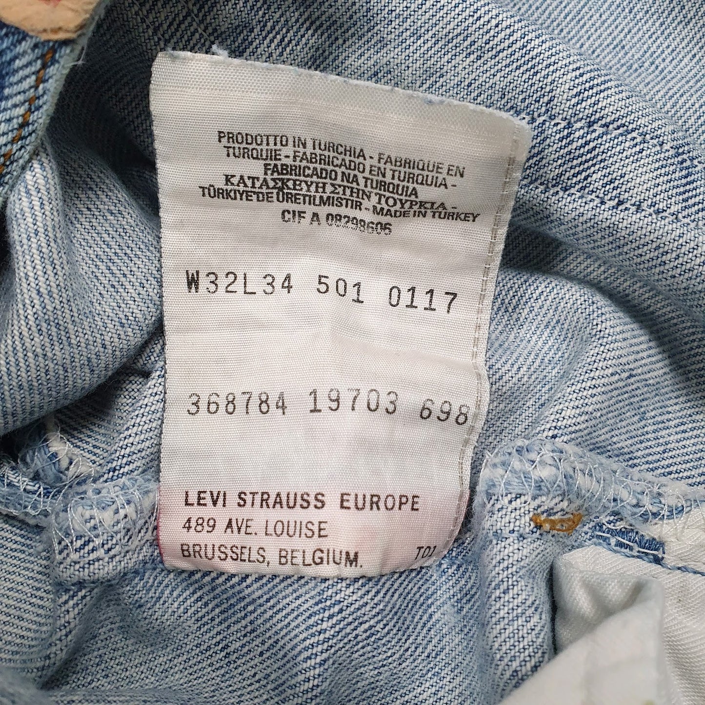Mens Blue Levis   Jeans